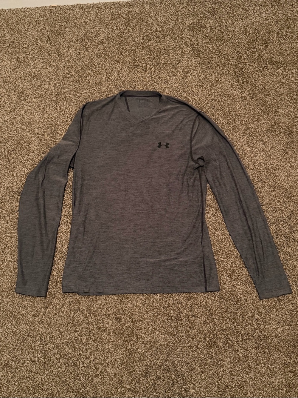 Under Armour Men's Long Sleeve Performance Tee - Charcoal Gray